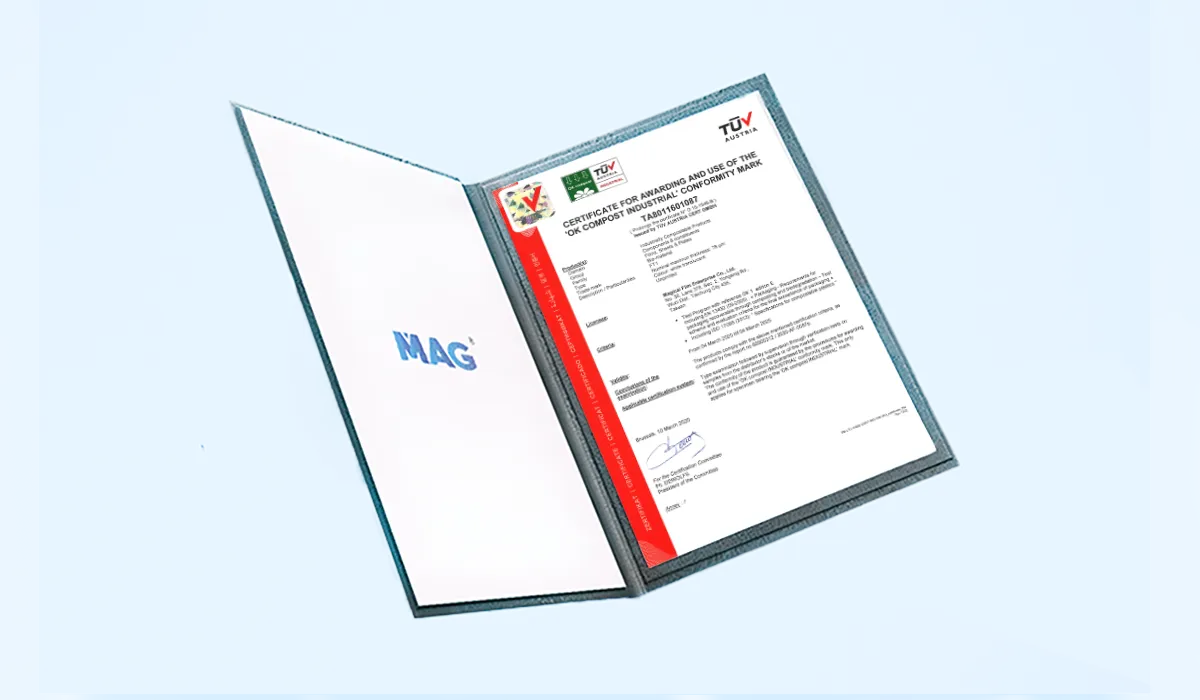 專業製造與品質保證 - OK Compost 歐洲生分解認證
