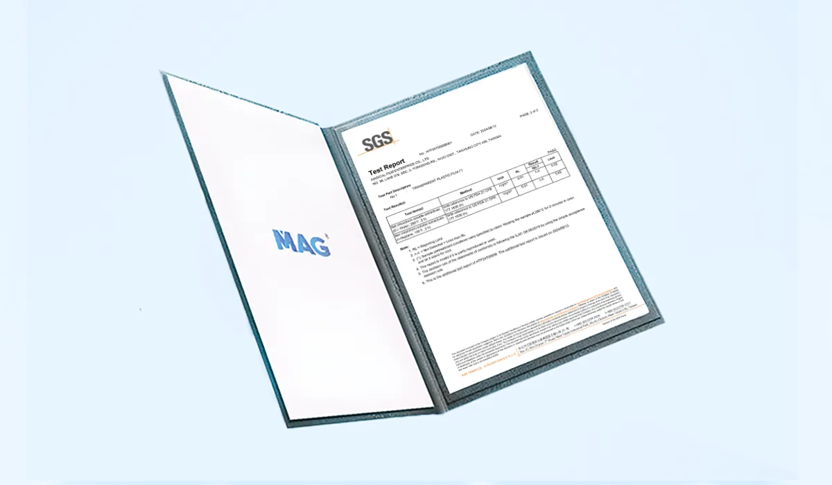 專業製造與品質保證 - SGS 美國FDA食品認證